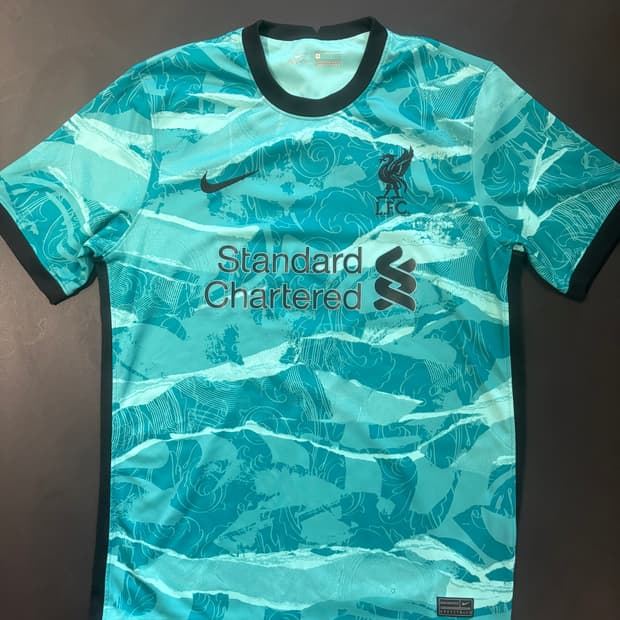 21-22 리버풀 써드 유니폼 1번마킹 M
