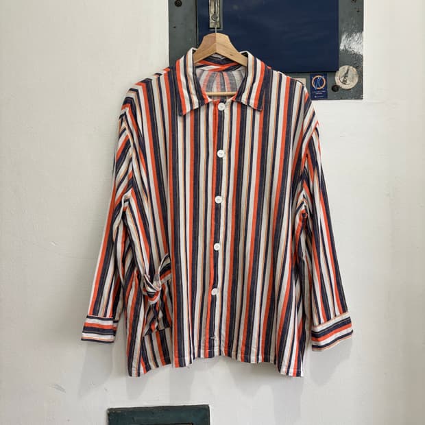 VTG Multi Stripe Euro Work Shirt