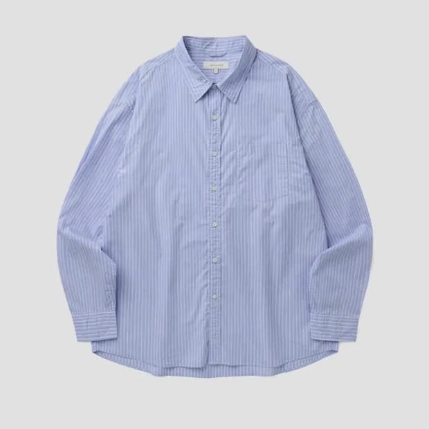 (L) 유니온블루X스토커즈 BRIGHTON STRIPE SHIRT