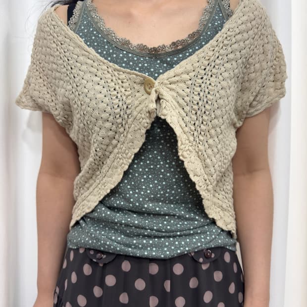 fairy crop knit bolero 