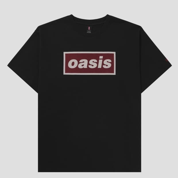 리바이스 x 오아시스 데카 로고 티셔츠 블랙 XL