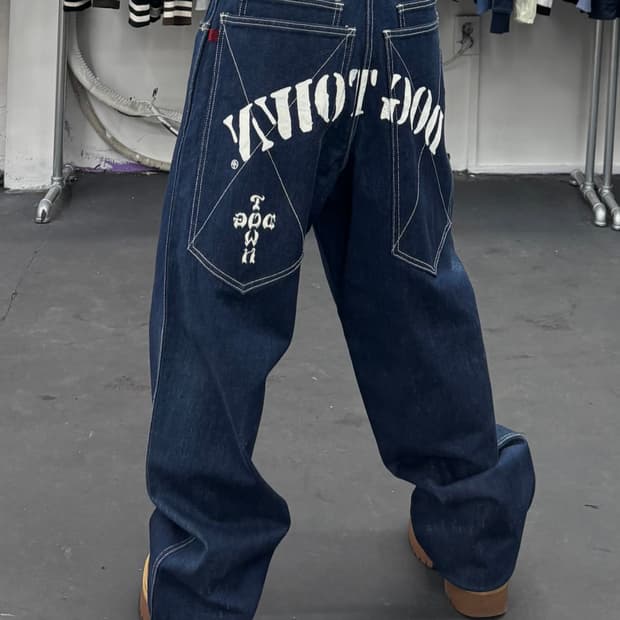 도그타운 백로고 올드스쿨 데님팬츠