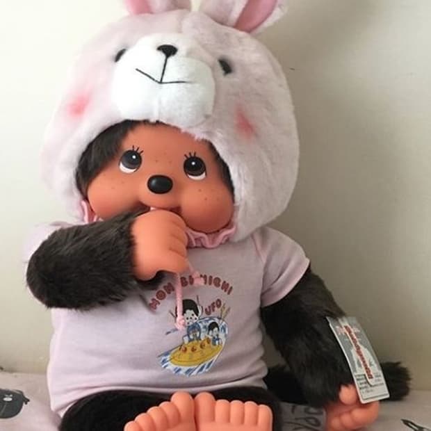 🐰희귀 몬치치 UFO 토끼 XL 인형