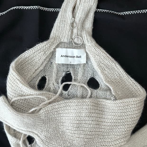 앤더슨벨 모헤어 니트