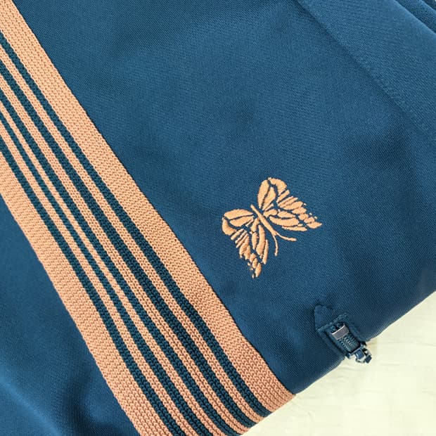 니들스 트랙 팬츠 틸 / 핑크 조합 / M 사이즈