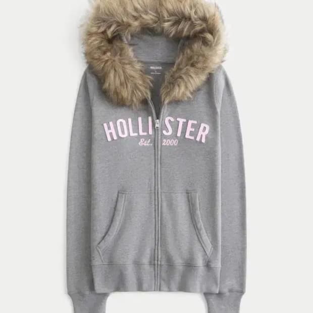 홀리스터 딱붙핏 후드집업 xxs