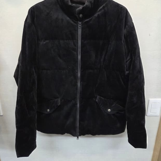 프리즘웍스 구스다운 벨벳 패딩 L