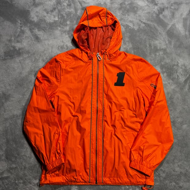 할리데이비슨 오렌지 원 패치 바람막이 