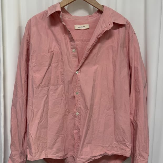 아카이브제이투유 핑크 셔츠 남방