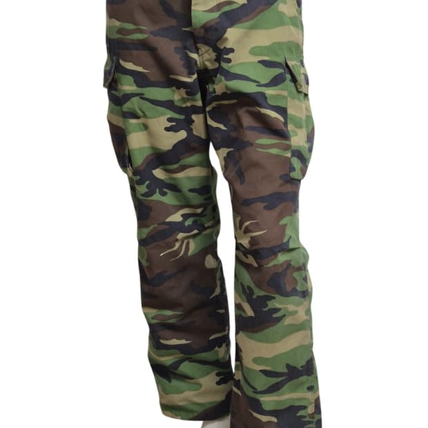 국군 구형 후기형 얼룩무늬 동계 전투복 바지 팬츠 하의 (M)
