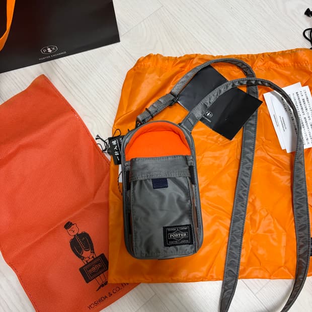 요시다포터 PX 탱커 GPS 홀더 실버 그레이