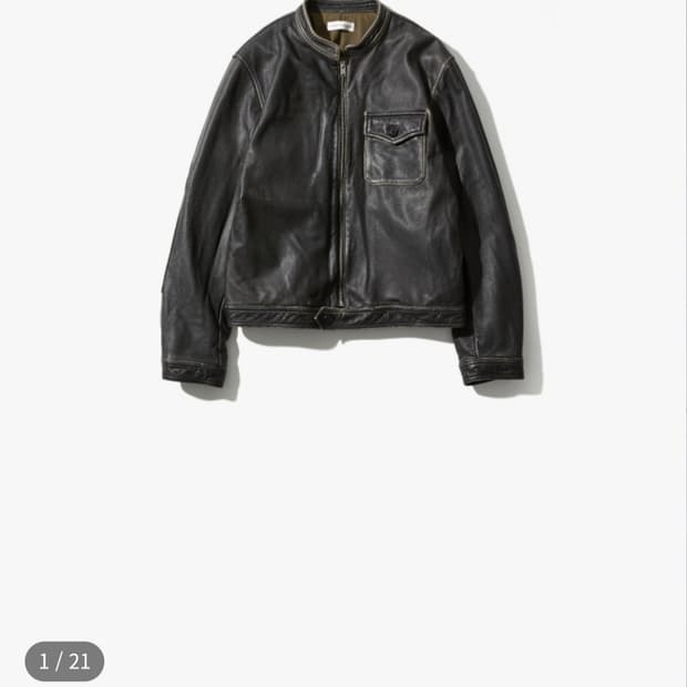오토매틱포더피플 레더자켓 구함