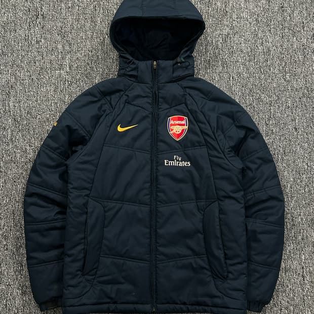 나이키 아스날 네이비 누빔 점퍼 S