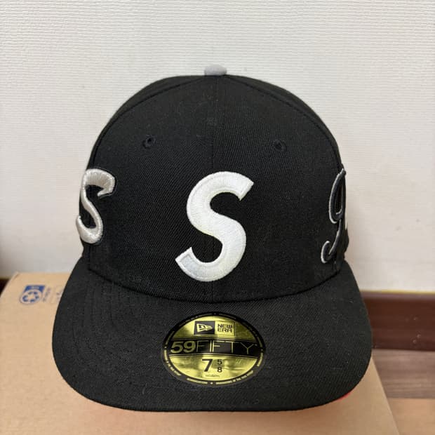 슈프림 멀티 S 로고 뉴에라 블랙 - 25SS (60.6)