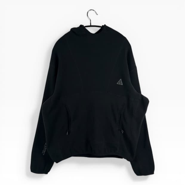 (무료배송)XXL) 나이키 ACG 폴라텍 울프 트리 후드 블랙