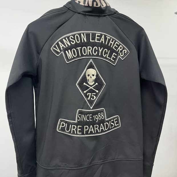 Vanson leather 밴슨 레더 집업 트랙 자켓