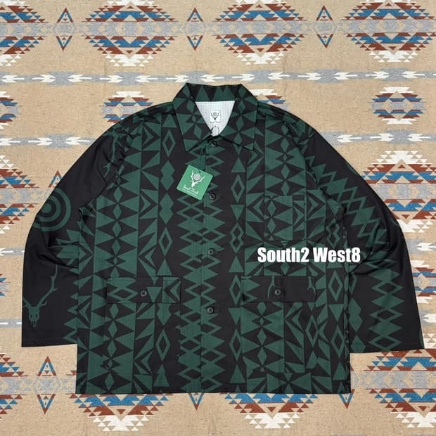 [M][100] 남이서팔 립스탑 헌팅 자켓 블랙 