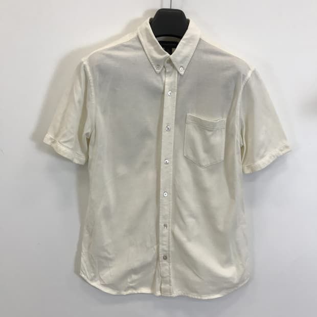 랜즈엔드 LANDSEND 화이트 반팔셔츠 [L]