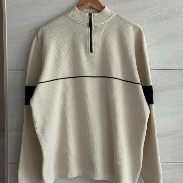 90s 스투시 집업 니트