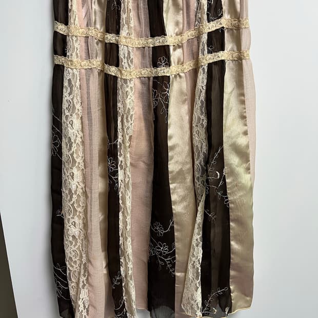 오리엔탈 페어리 레이어드 스커트 큐빈티지 shop052 샵오공이와이즈걸