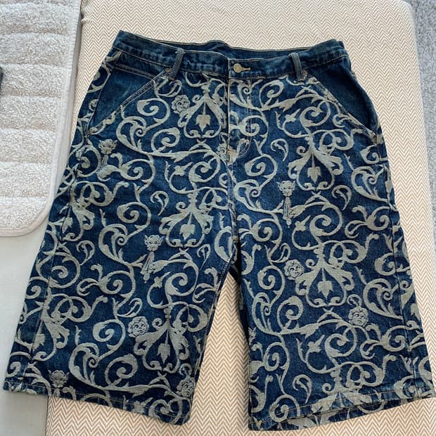 위캔더스 버뮤다 데님 팬츠 반바지 xl