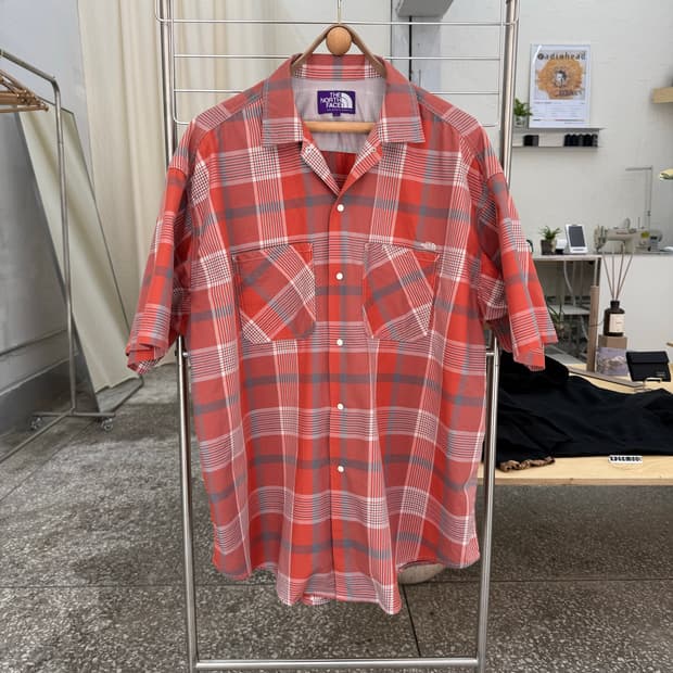 THE NORTH FACE PURPLE LABEL Plaid Open C