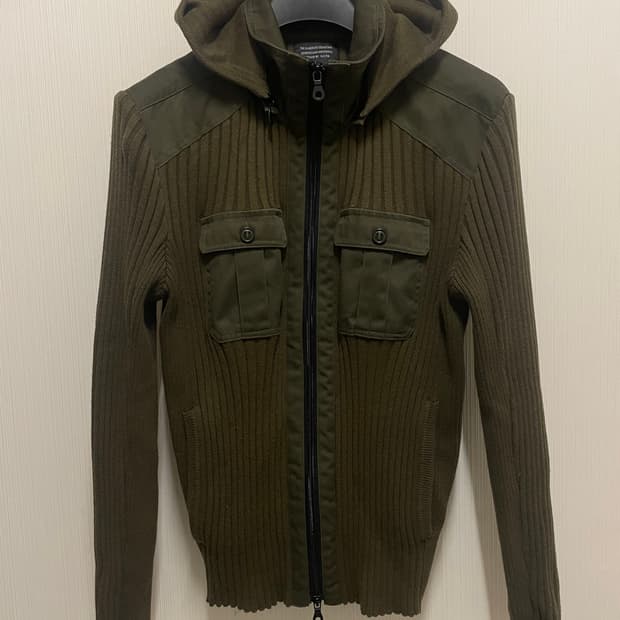 NICOLE CLUB FOR MAN KINT HOODIE ZIP UP