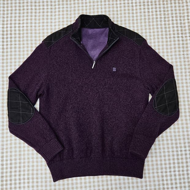 닥스 방풍 반집업 니트 스웨터 남자100