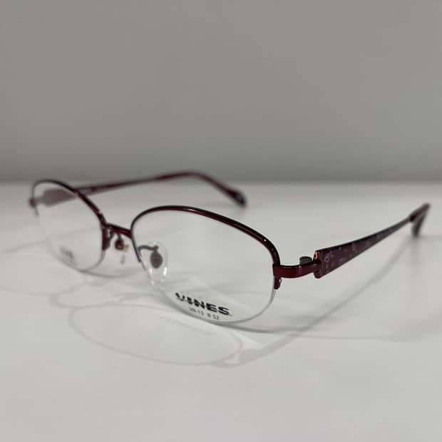 바인스 VINES 일본 티타늄 반무테 안경 빈티지 90s 2번