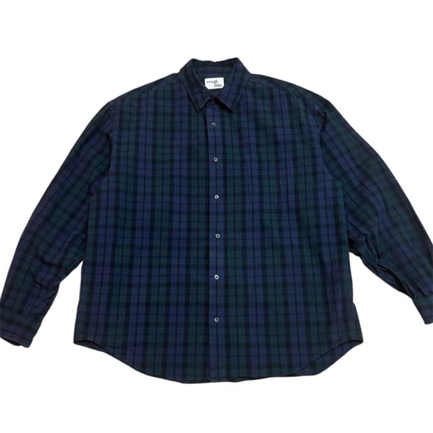 rough side 프라이머리 셔츠 블랙 와치