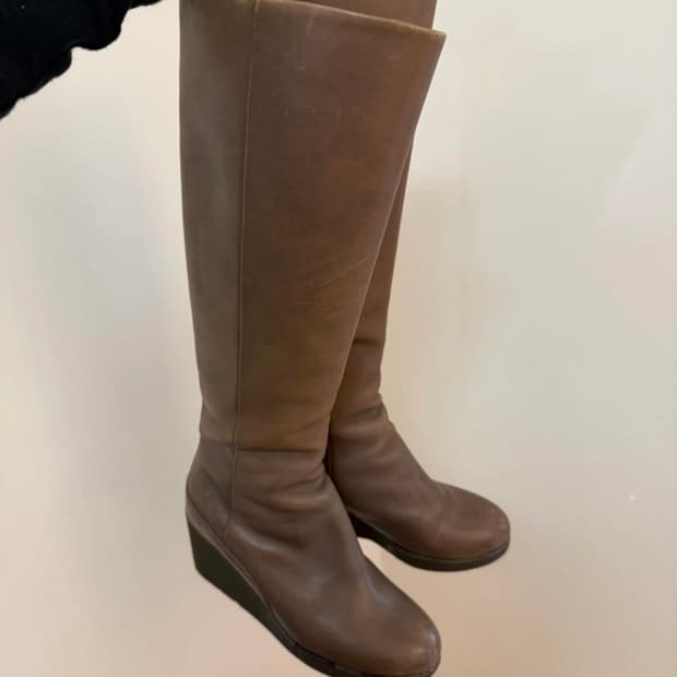 [JIL SANDER] 질샌더 빈티지 브라운 부츠 (230)