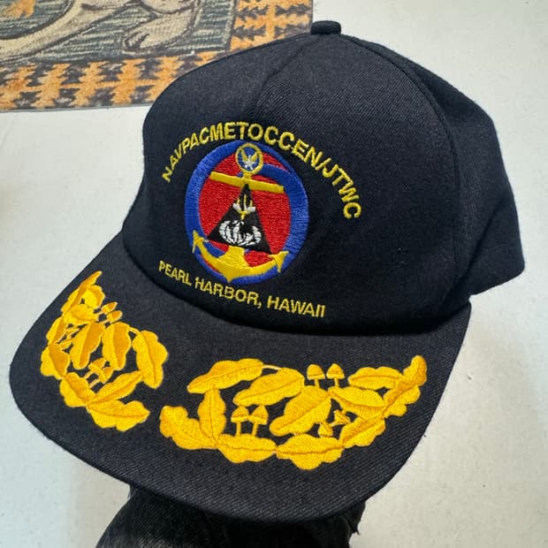 미군 미해군 하와이 진주만 빈티지 스냅백 made in usa 모자