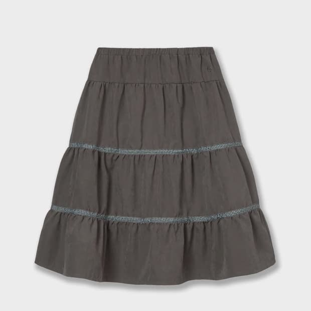 에이이에이이 스커트 브라운