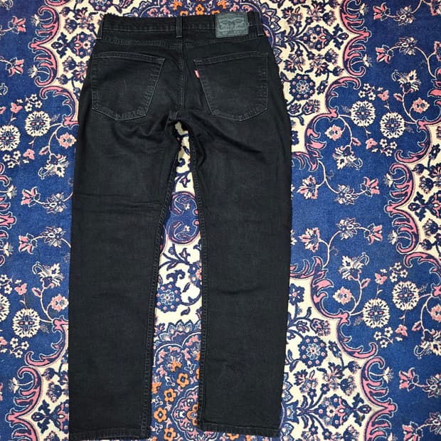 리바이스(Levis) No.502 블랙 워싱 데님팬츠