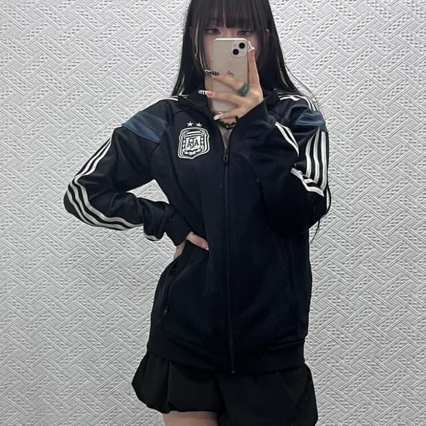 아디다스 희귀 아르헨티나 국대 유니폼 져지 집업 95 C10388