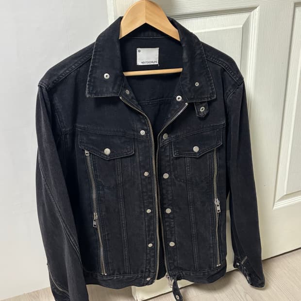 넥스트도어립스 트위스트 지퍼 트러커 자켓