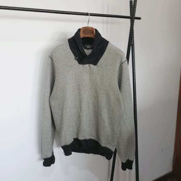 RRL 숄 카라 스웻