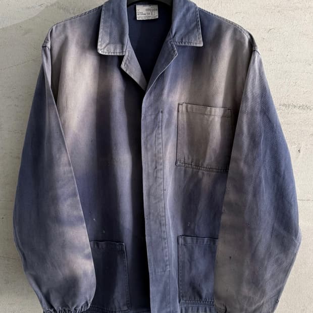 90s Sun Faded Italian Work Jacket