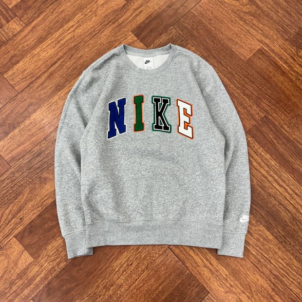 M 나이키 클럽 크루 맨투맨 티셔츠(안감기모) 