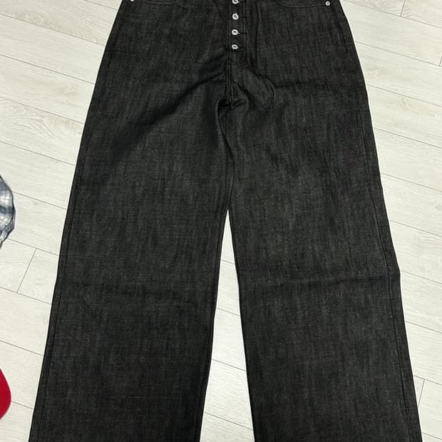 노페이스 스튜디오 재페니즈 데님 루즈핏 블랙 m size