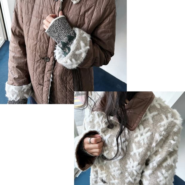 2way Reversible design single jacket