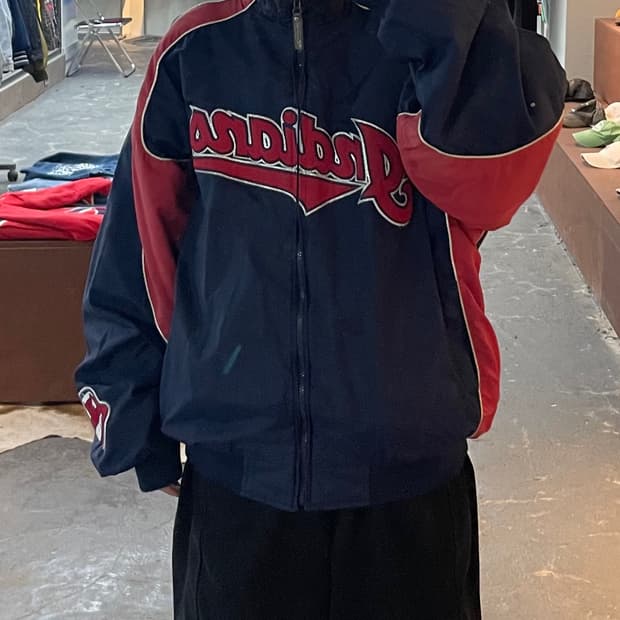 마제스틱 90s 올드스쿨 클리브랜드 인디안 자켓 H2212