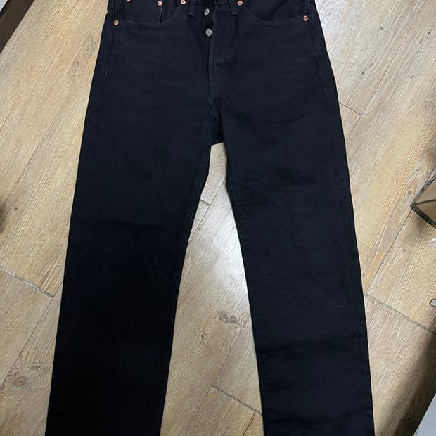 택포38) RRL 더블알엘 빈티지파이브포켓 블랙온블랙 데님 30x30