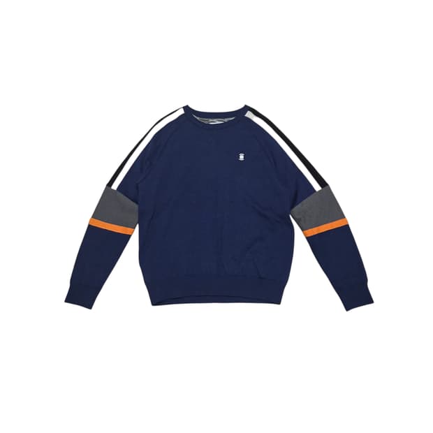 W.ANGLE 와이드앵글 남성용 배색 골프웨어 니트