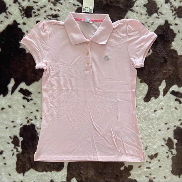 베이비핑크 폴로티 카라티