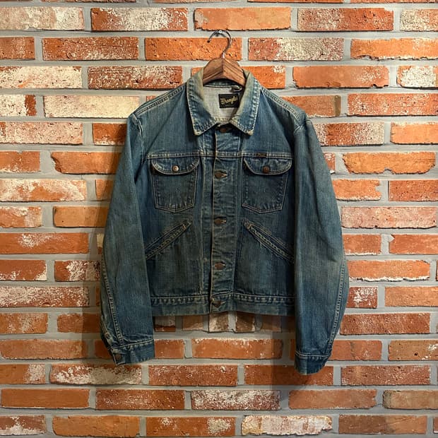 70s USA 빈티지 랭글러 126MJ 데님 자켓