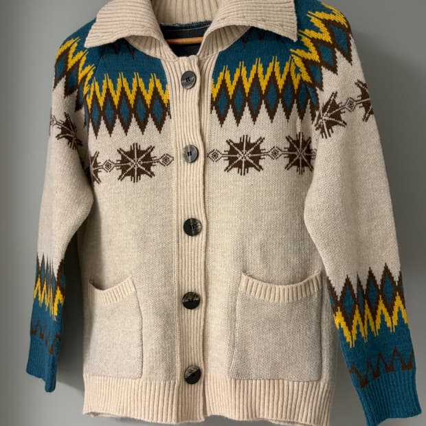 nordic knit cardigan