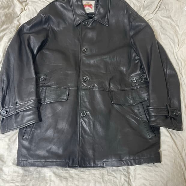 XL 빈티지 양가죽 레더 카코트