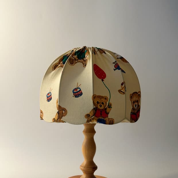 90’s 독일 ARO 빈티지 패브릭 테이블 조명 램프 레트로 앤틱 미드센