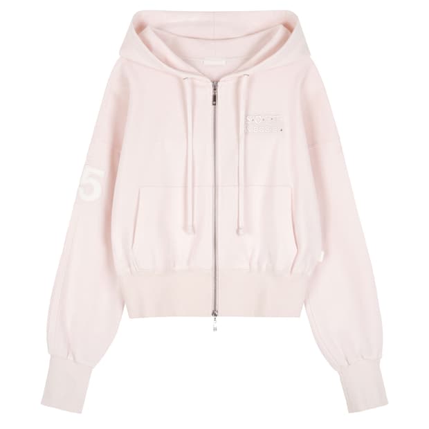 클리시어 25 소프트 핑크 후드집업